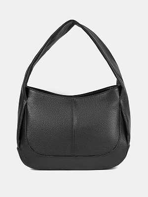 АУГС305100 Сумка женская,натуральная кожа ,200x340x110,черная