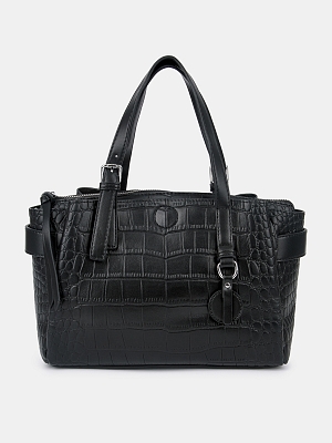 40952-1/10 Сумка жен.,иск.кожа BAGGINI  32*22*12 черная