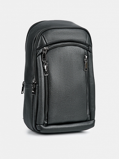 АУГС331000 Сумка мужская экокожа 100% ,180х100х290,черная