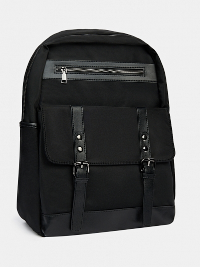 110-209-31 Рюкзак мужской, нейлон 100% 30*16*40 черный