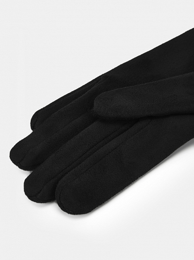 АУГП111100_Н Перчатки жен.Ralf Ringer,90%по лиэстер,10%эласт,1 размер,чер