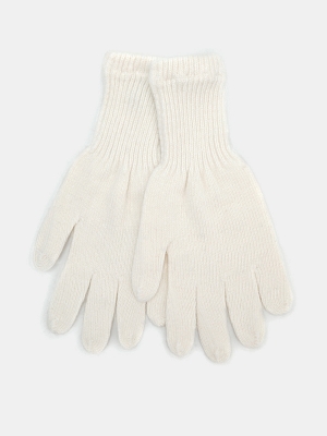 АУГП110100_Н Перчатки жен.Ralf Ringer,60%ан гора,40%вискоза,1 размер,белые