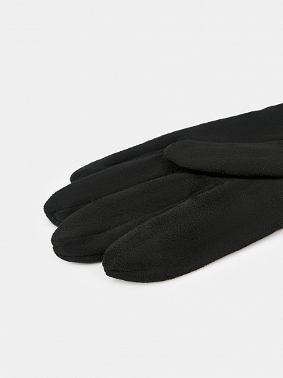 DANUBE03-P-01_Н Перчатки мужские Ralf Ringer, 100%полиэст,без размерн.черные