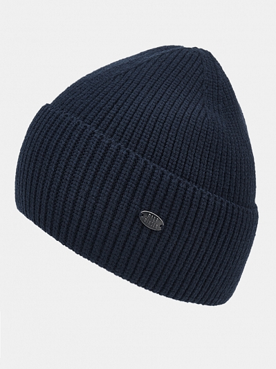 АУГЧ090400_Н Шапка мужская Ralf Ringer50%ви искоз,10%кашемир,40%нейлон,син