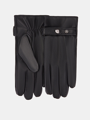 АУГП115600 Перчатки мужские,Ralf Ringer,н атуральная кожа,черные