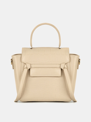 R38200/31 Сумка женская, иск.кожа, 270*100*180,бежевая