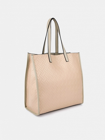 Сумка женская, бежевая, 35x12x34