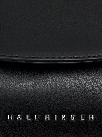 Сумка багет женская, черная, 13x29x11