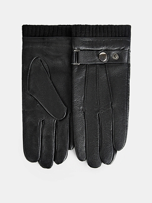 141422P-14034-01-8,5_Н Перчатки мужские Ralf Ringer,н атур.кожа,р.8,5,черные