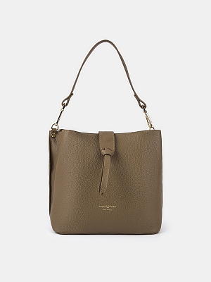 MV-C631-D40 Сумка женская Marina Volpe,нат ур.кожа,290x120x260,бежевая