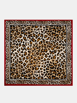 170313P-12048-01/05 Платок женский Ralf Ringer 100%полиэстер,55x55,черн/красн