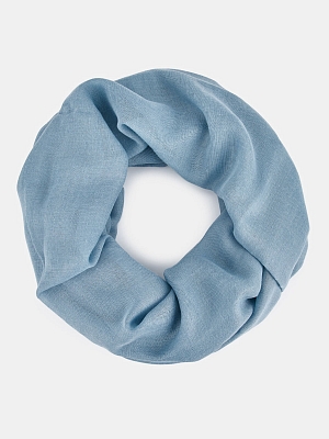 BW20019-8 Шарф жен.80%вискоза20%полиэсте р 193x63 FABRETTI синий