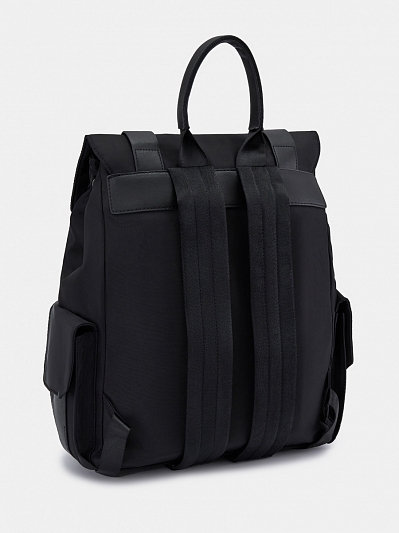 RR-41-231-31-4 Рюкзак мужской,нейлон 80%, экокожа 20%,300x390x120,черный