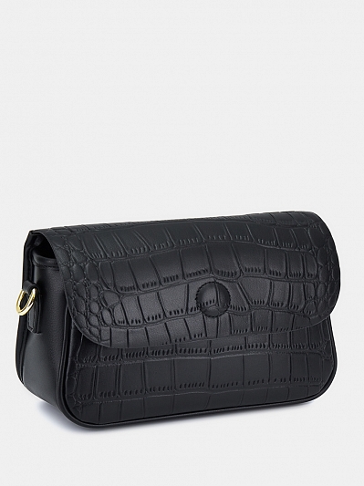 38110-1/10 Сумка женская,иск.кожа BAGGINI 22*18*9,черная