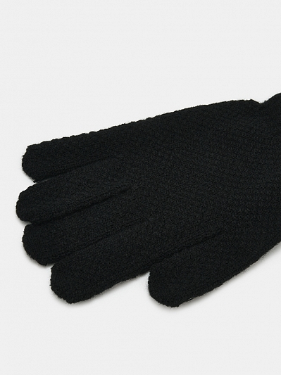 АУГП113600_Н Перчатки муж.Ralf Ringer,70%ак рил,30%шерсть,1 размер,черн