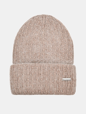 АУГЧ091600_Н Шапка женск.Ralf Ringer90%анго ра,10%кашемир,бежевая