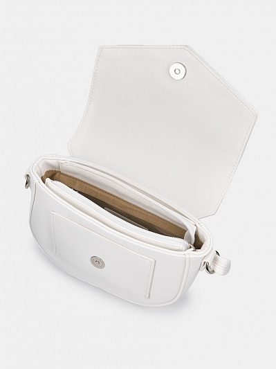 Сумка женская, белая, 21х15х6