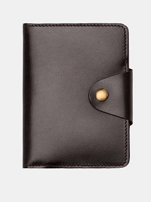 IZ307-ODO08-K024-R Обложка для документов с RFID- защитой,нат.кожа,корич.