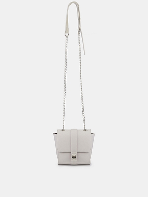 Сумка женская, бежевая, 15х17х7