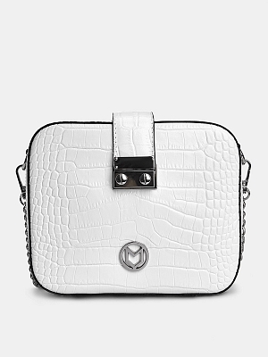 MV-J303-L01 Сумка женская,MARINA VOLPE,нат ур.кожа,200x60x150,белая