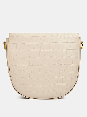 38146/31 Сумка женская,BAGGINI,иск. кожа 23*21*7, бежевая