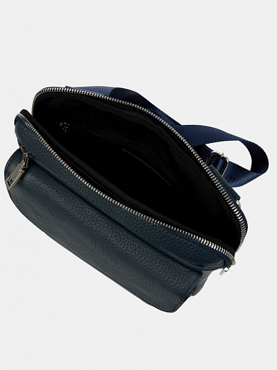 Сумка мужская из натуральной кожи, 22х26х2 