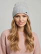 110322P-14329-08_Н Шапка женская 60%нейлон,30%вис коз,10%ангор,без/разм.серая