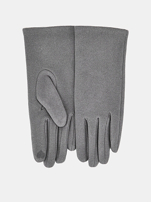 RM16-39_Н Перчатки женские Ralf Ringer 100% полиэстер,б/р,светло-серы