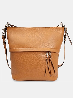 АУГС272600 Сумка женская,натур.кожа 270*320*140 рыжая