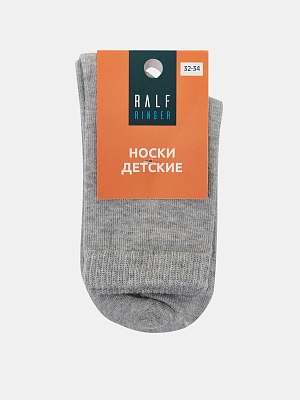 АУОН056100_Н Носки детские р20-22хлопок80 %,полиамид15%,эластан5%серые
