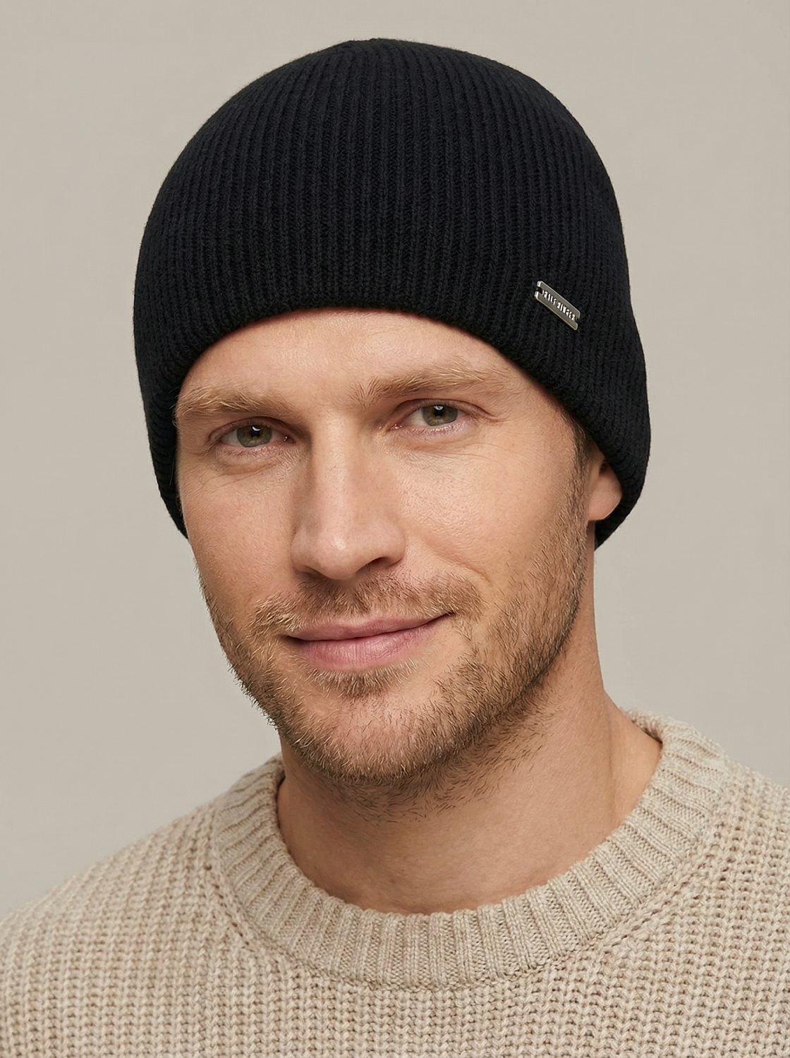 АУГЧ093800_Н Шапка мужск.Ralf Ringer50%виск оза,30%полиэстер,20%нейлон,чер