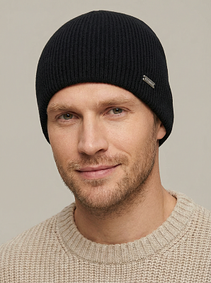 АУГЧ093800_Н Шапка мужск.Ralf Ringer50%виск оза,30%полиэстер,20%нейлон,чер