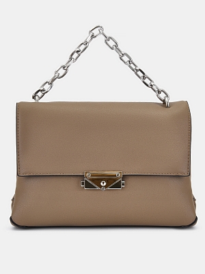 18324-1/33 Сумка женская,иск.кожа BAGGINI 22*15*10 темно-бежевая