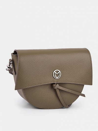 MV-J419-D40 Сумка женская Marina Volpe,нат ур.кожа,340x60x170,бежевая