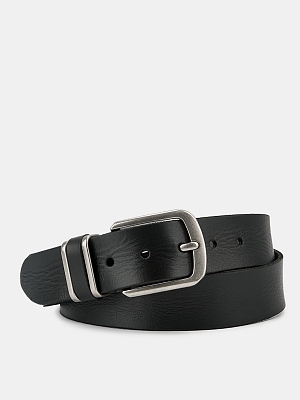 АУГР096500 Ремень мужской Ralf Ringer,нат ур.кожа,130х3,8,черный