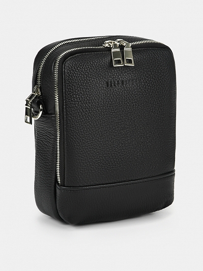 АУГС271700 Сумка мужская,нат.кожа 170х220х65 черная