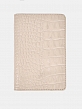 АУГЮ007700 Обложка для паспорта женская натур.кожа,95*137*5,бежевая