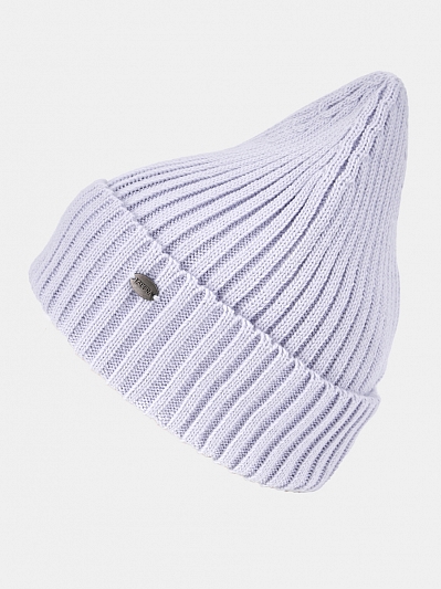 LB-BR55027-lilac_Н Шапка женская Labbra 50%шерсть 50%акрил  р.57 лиловая