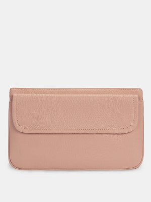 АУГС199900 Сумка женская нат.кожа 260х155х60 пудровая