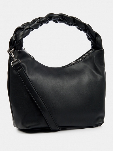 Сумка женская, черная, 24*10*19,5