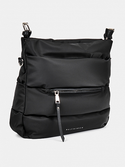 338108/09-01RF Сумка женская, нейлон ,26x36x10,черная