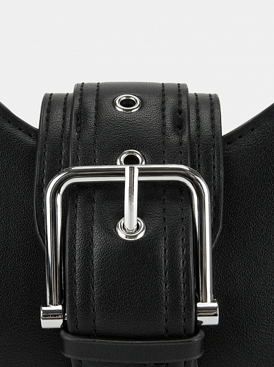 Сумка женская, черная, 28х7х12