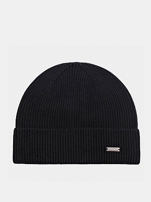 HOVE03-P-01_Н Шапка женская 100% акрил ,без/размерн.черная