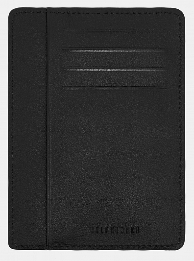 BV.76\1.sd.LG.черный-RR Картхолдер натуральная кожа 130*95*6 черный