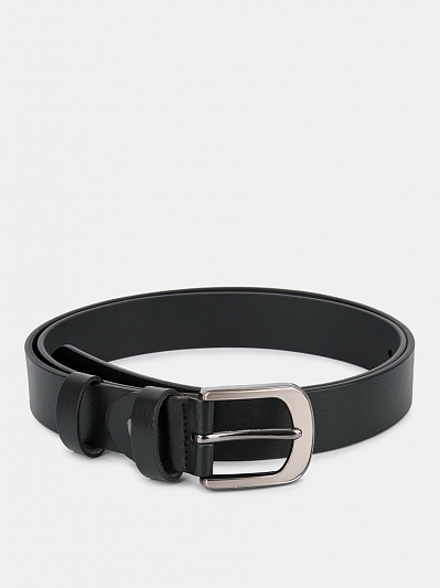 150313P-22622-01 Ремень женский Ralf Ringer ,натур.кожа,115х2,8,черный