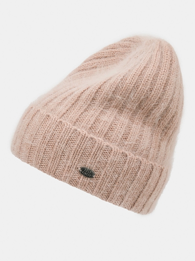 АУГЧ089300_Н Шапка женская Ralf Ringer 60% ангора,40%нейлон,бежевая