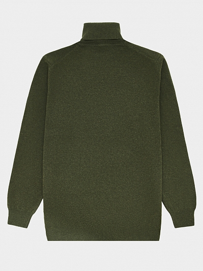 АУОР026200_Н Водолазка мужская 80%шерсть, 20%полиамид,хаки