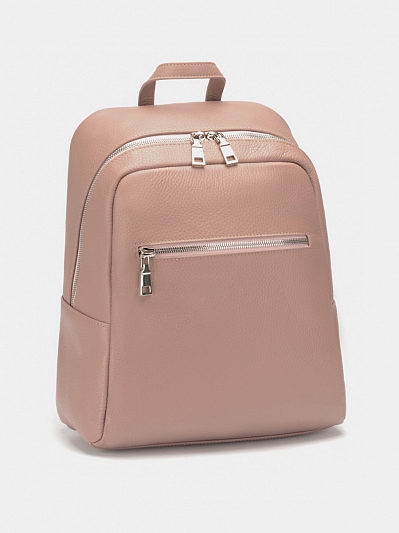 АУГЗ032000 Рюкзак женский нат.кожа 250*320*100 розовый