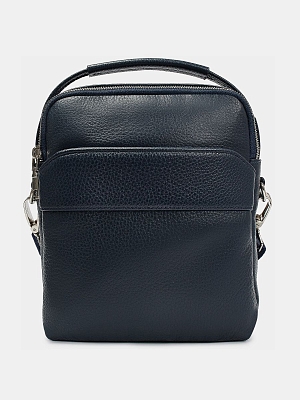 АУГС277700 Сумка мужская нат.кожа суприм 190*230*60  синяя