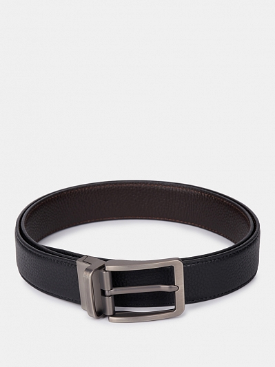 151423P-20399-01/02 Ремень мужской натур.кожа 1300x35x2,черный/коричневый